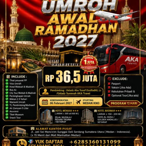 UMROH AWAL RAMADHAN 1448H 2027