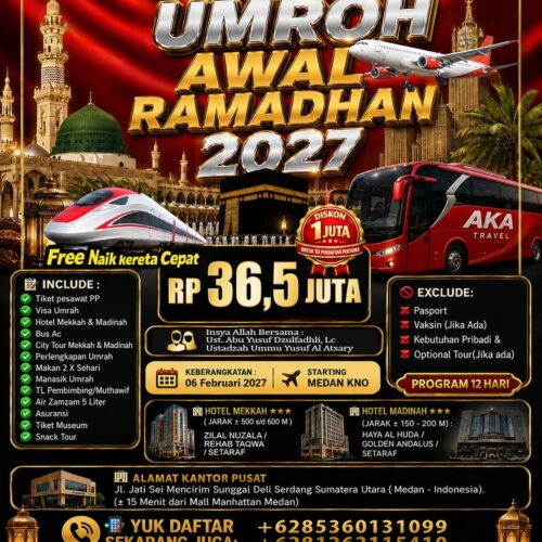 UMROH AWAL RAMADHAN 1448H 2027