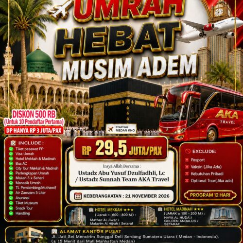UMRAH SEJUK PAKET HEBAT🛫